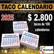 Taco de mini calendarios